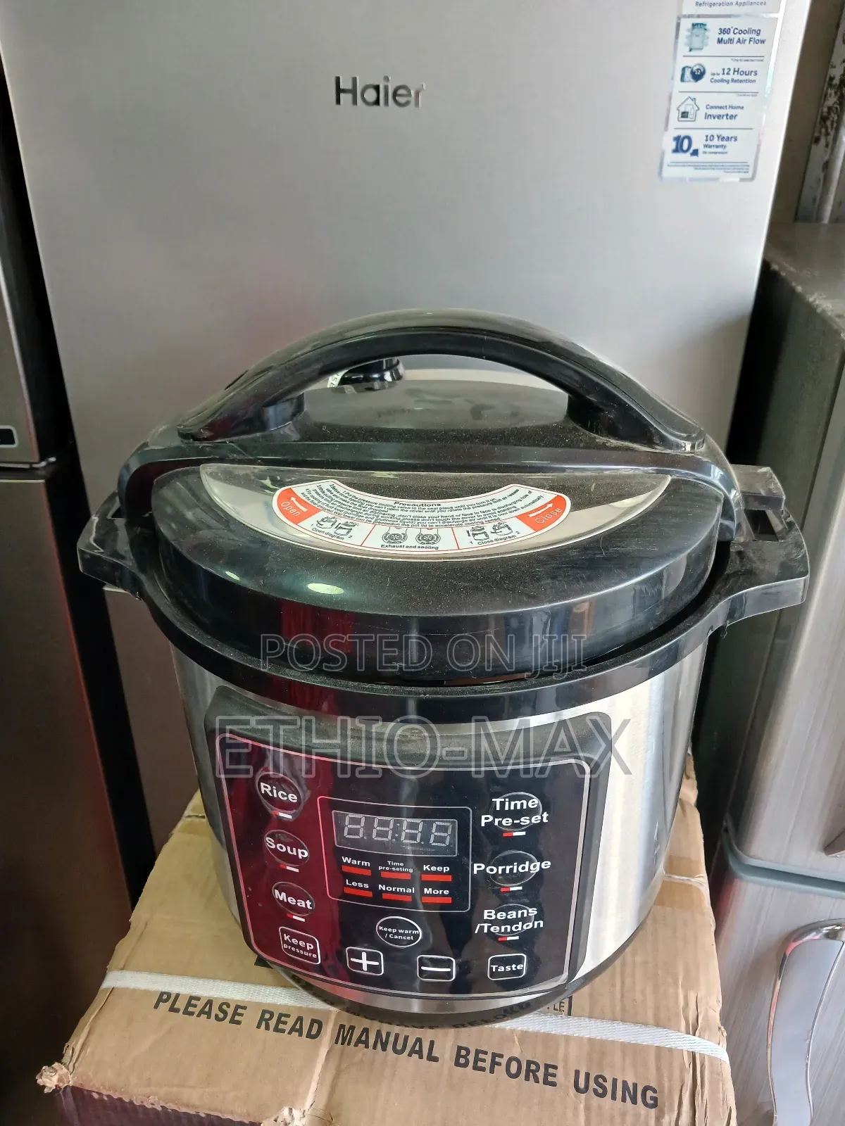 Electric Pressure Cooker 8l – Fast Cooking | Multi-Function |