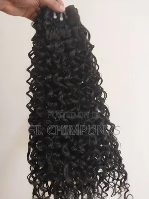 Deep Curly Virgin Like Human Hair 3 Bundles