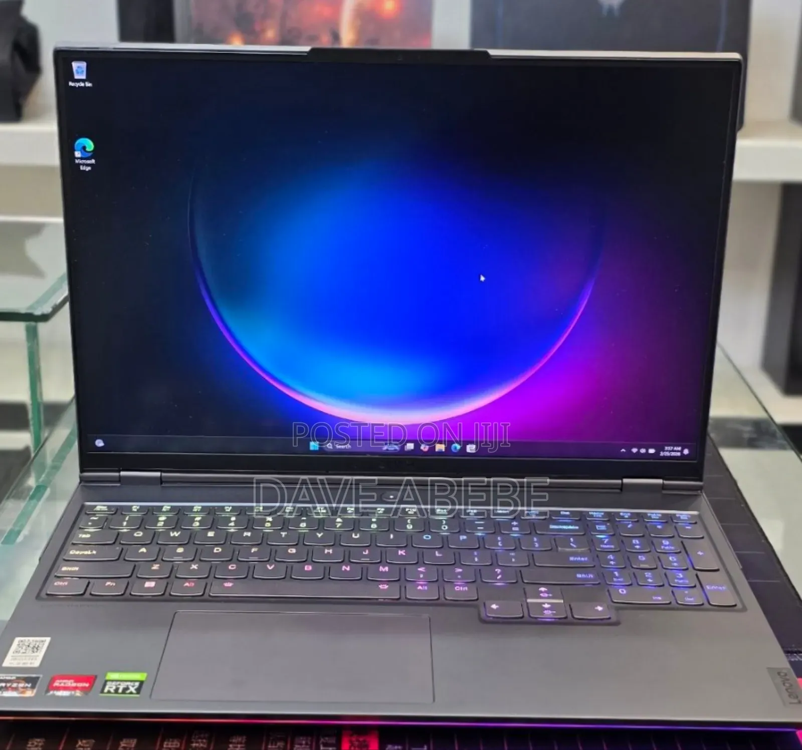 New Laptop Lenovo Legion 7 32GB AMD Ryzen 9 SSHD (Hybrid) 1T