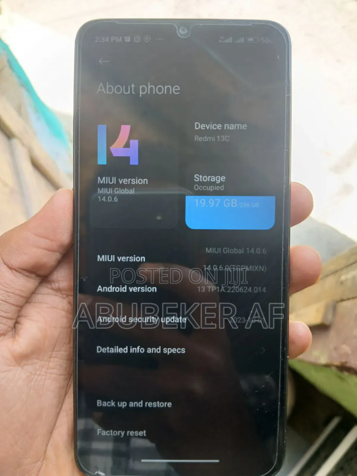 New Xiaomi Redmi 13C 256 GB Black