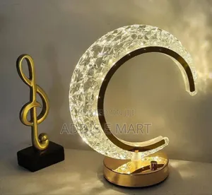 Usb Charging Led Crystal Table Lamp