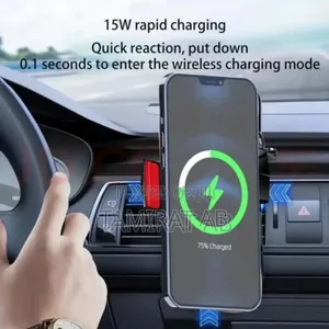 Fj26 15w Wireless Charging Car Phone Holder
