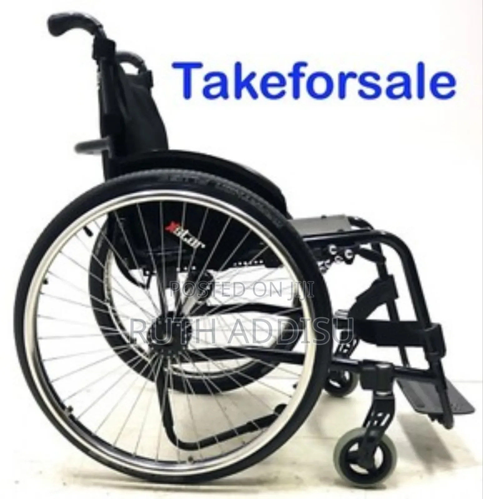 ዊልቸር Aid Plus Wheelchair With Commode Foldable Mobility Chair With