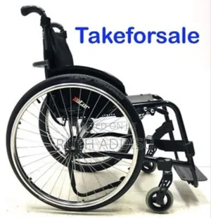 ዊልቸር Aid Plus Wheelchair With Commode Foldable Mobility Chair With