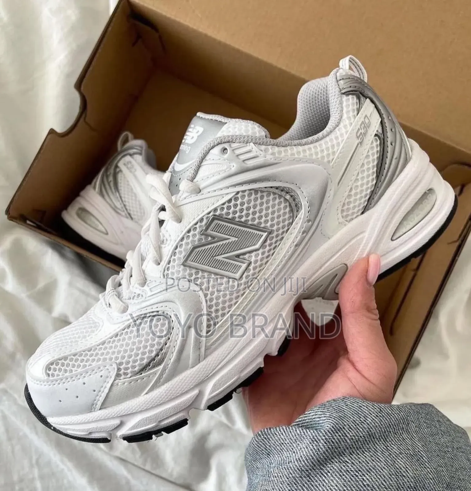 New Arrival Unisex New Balance 530 White /Silver Fashion Shoes