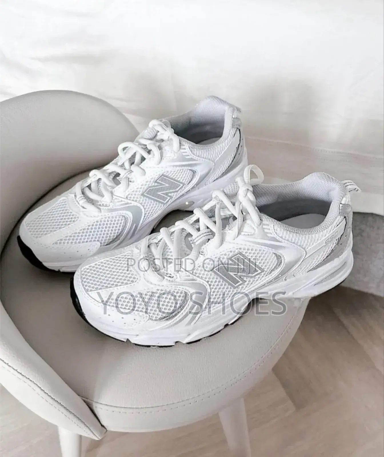 New Arrival Unisex New Balance 530 White /Silver Fashion Shoes