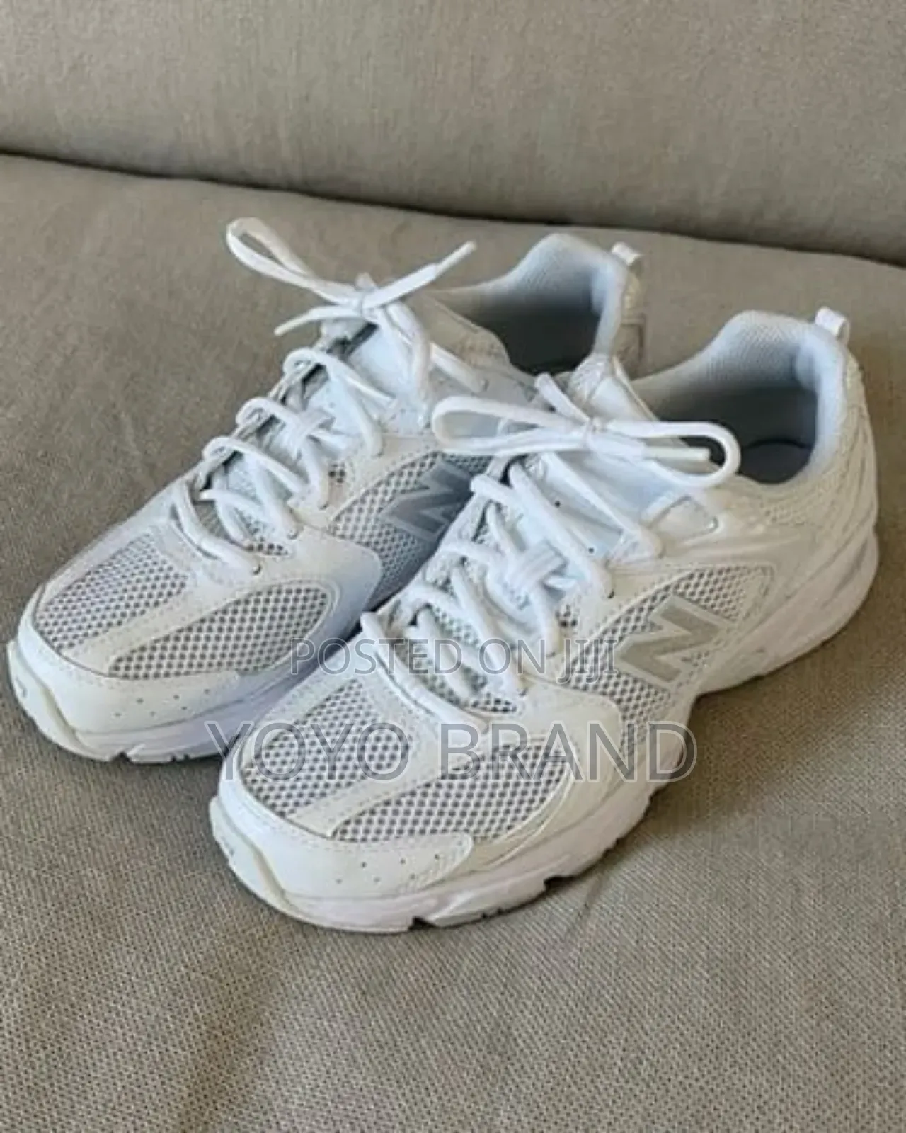 New Arrival Unisex New Balance 530 "Triple White "Fashion Sneaker