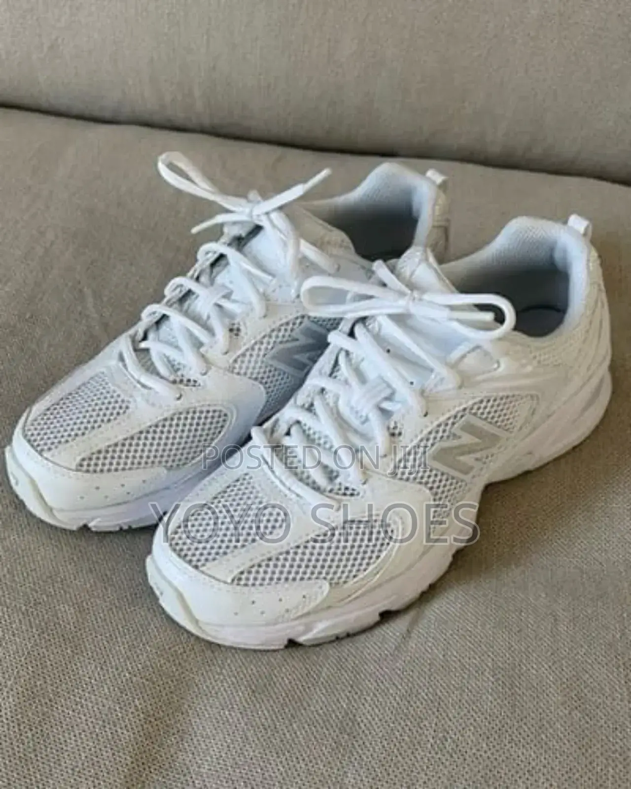 New Arrival Unisex New Balance 530 "Triple White "Fashion Sneaker