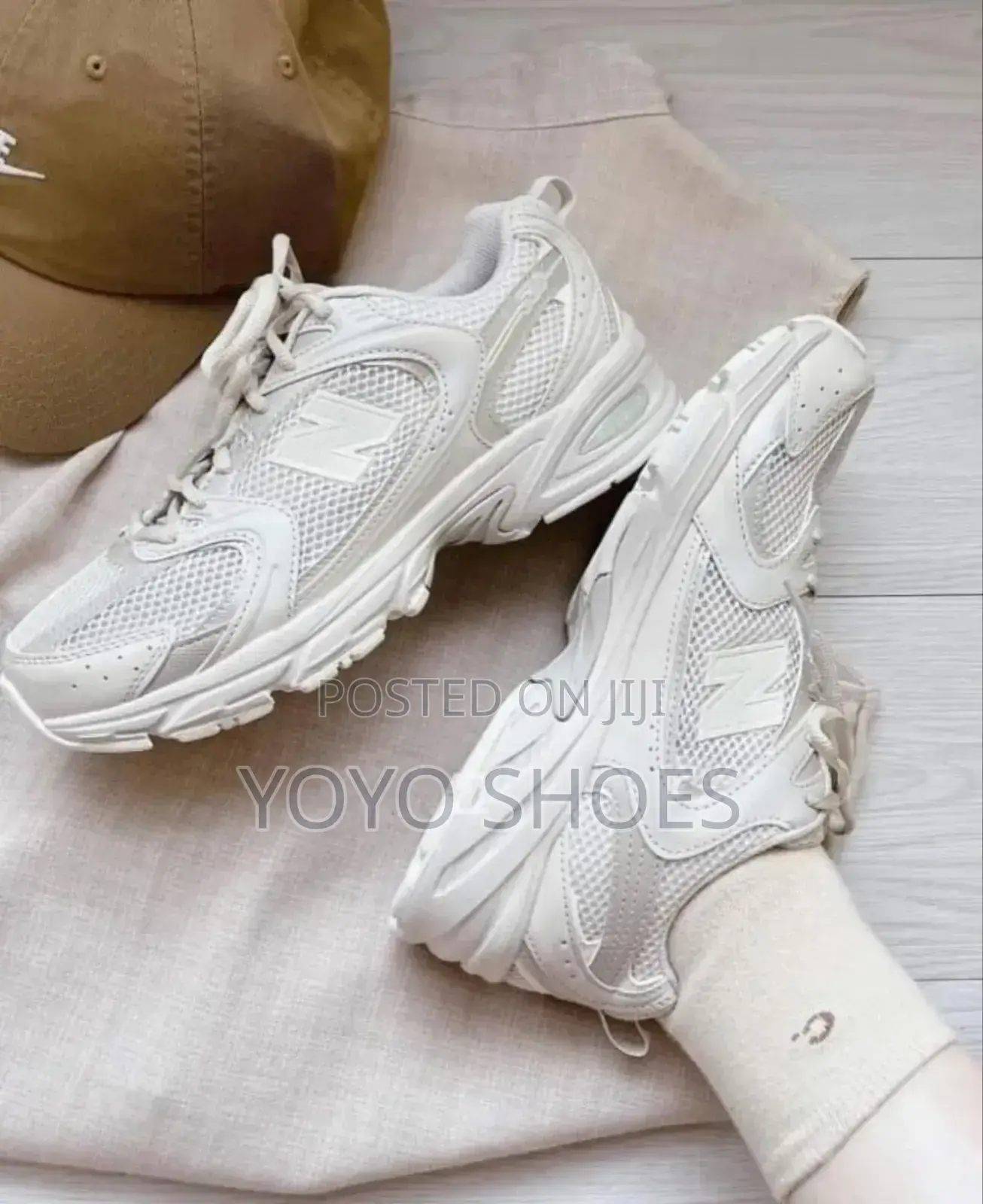New Arrival Unisex New Balance 530 "Triple White "Fashion Sneaker