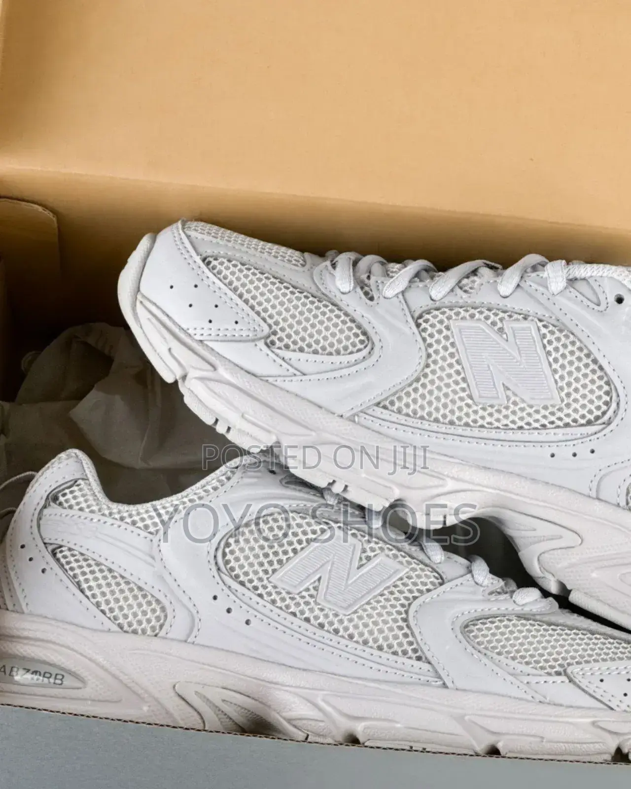 New Arrival Unisex New Balance 530 "Triple White "Fashion Sneaker