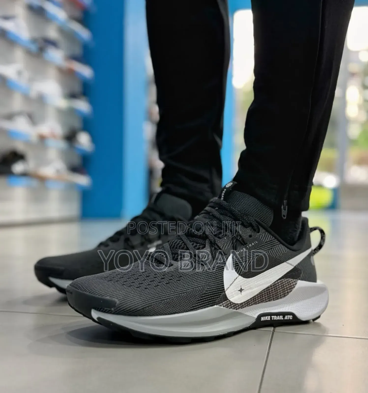 Nike Pegasus Trail 5 Black/White Running Fashion Sneaker