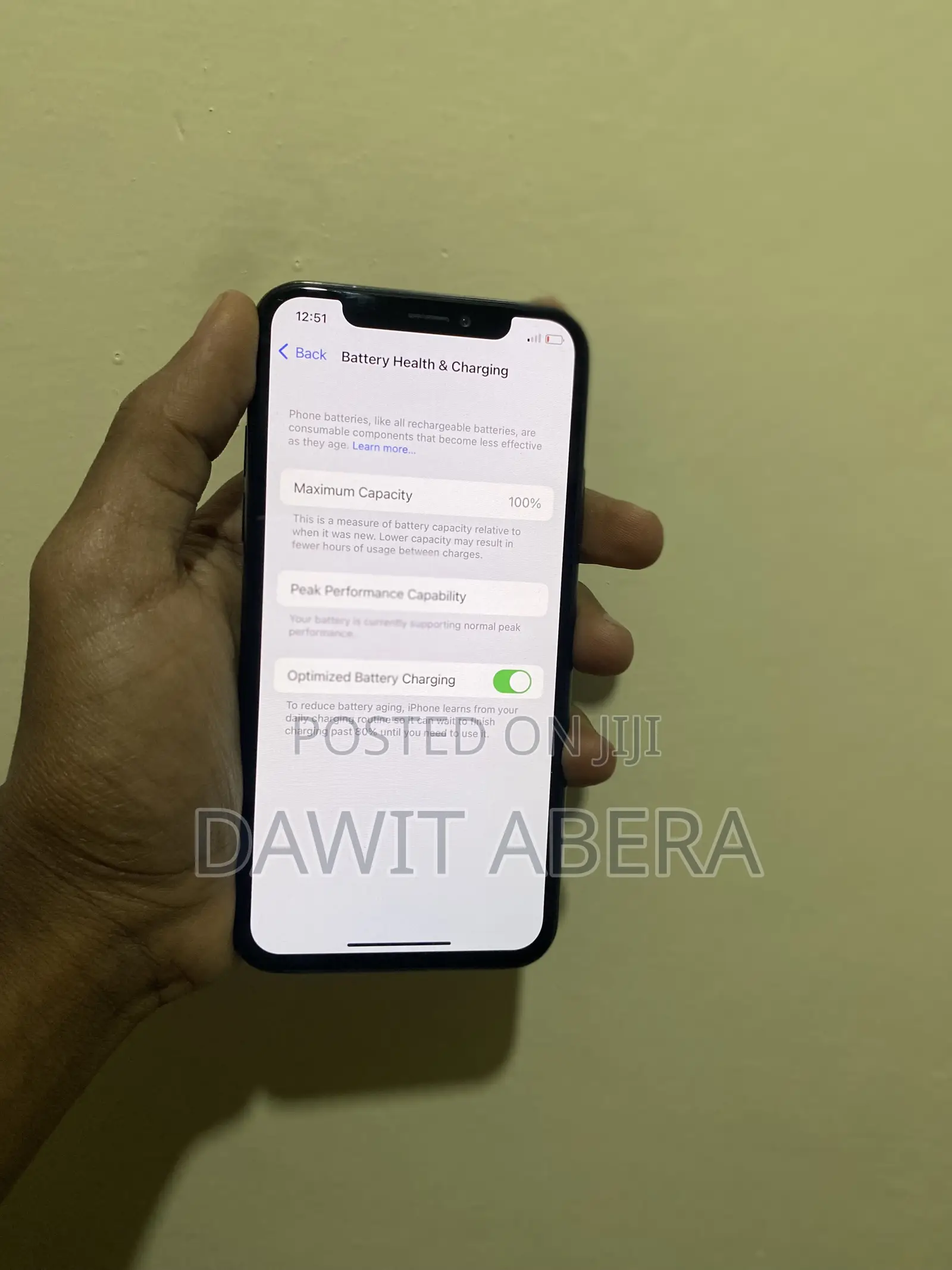 Apple iPhone X 64 GB Black