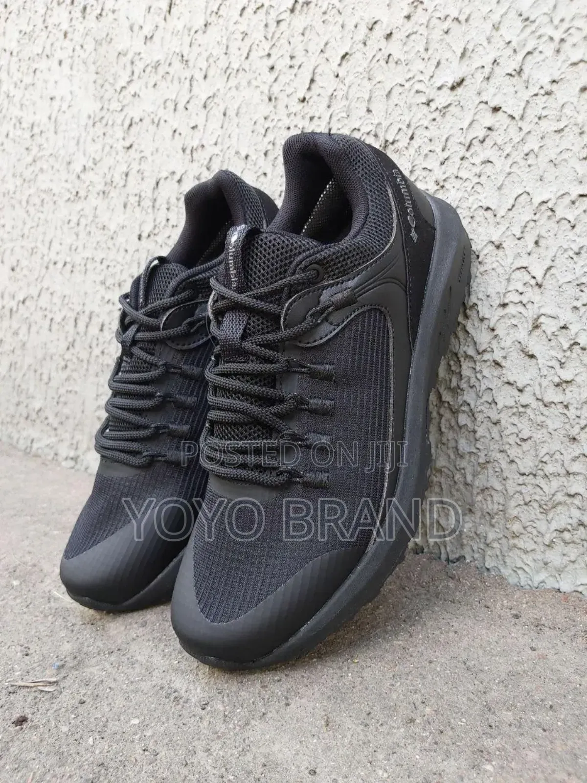 Columbia Trail Strom Water Proof Hiking Triple Black Fashion Sneaker