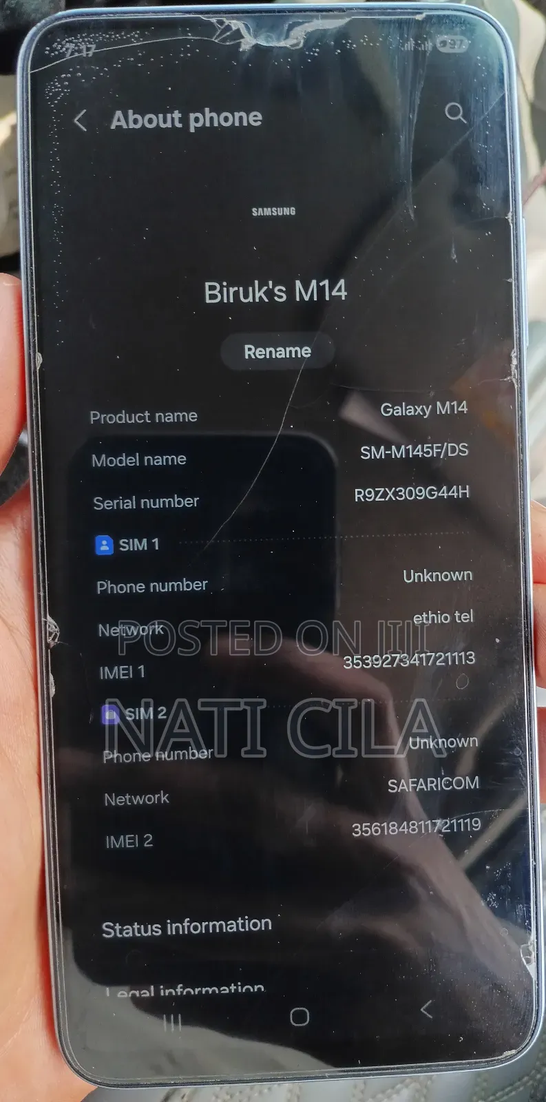 Samsung Galaxy M14 64 GB Blue