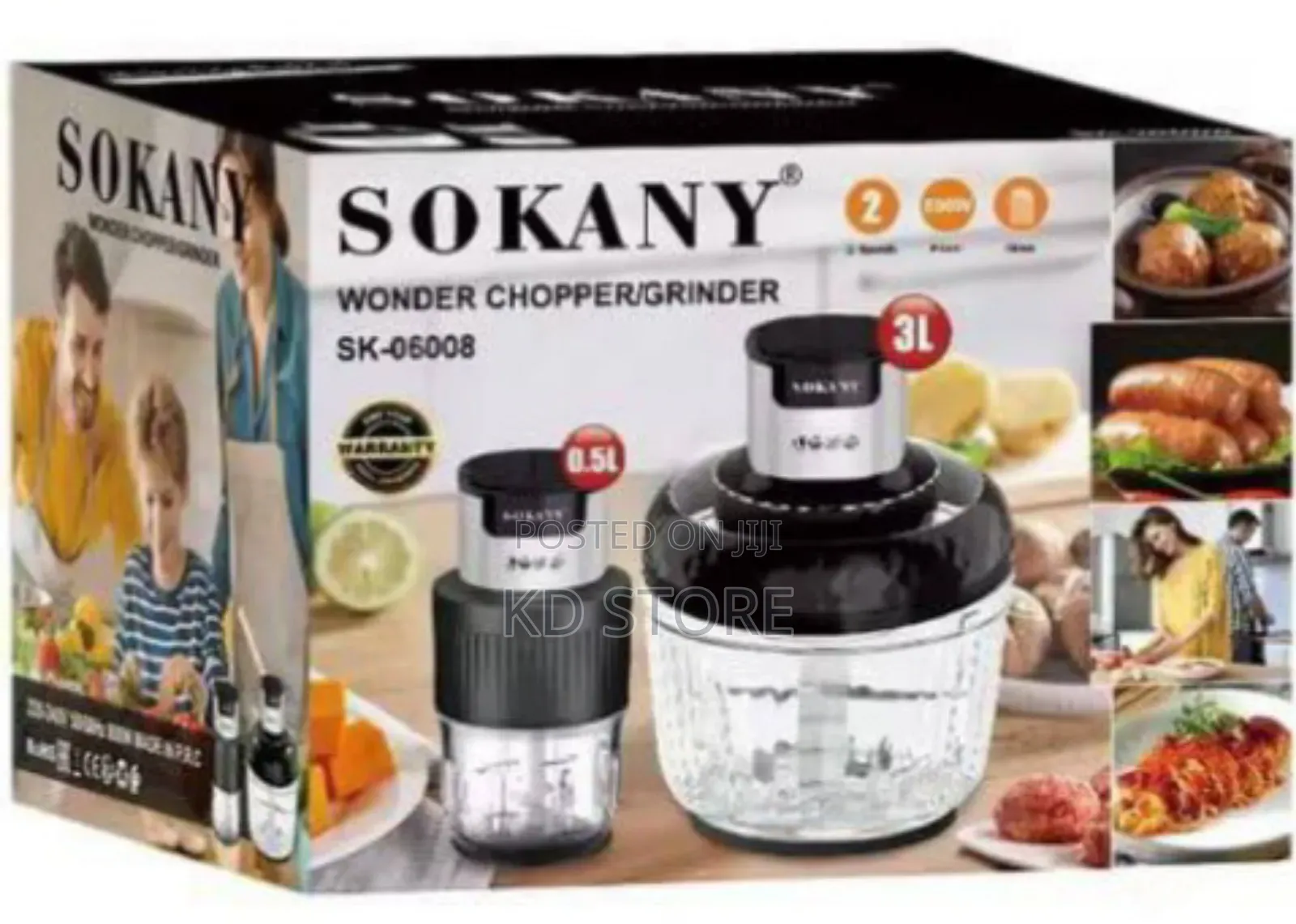 Sokany 2 in 1 Grinder