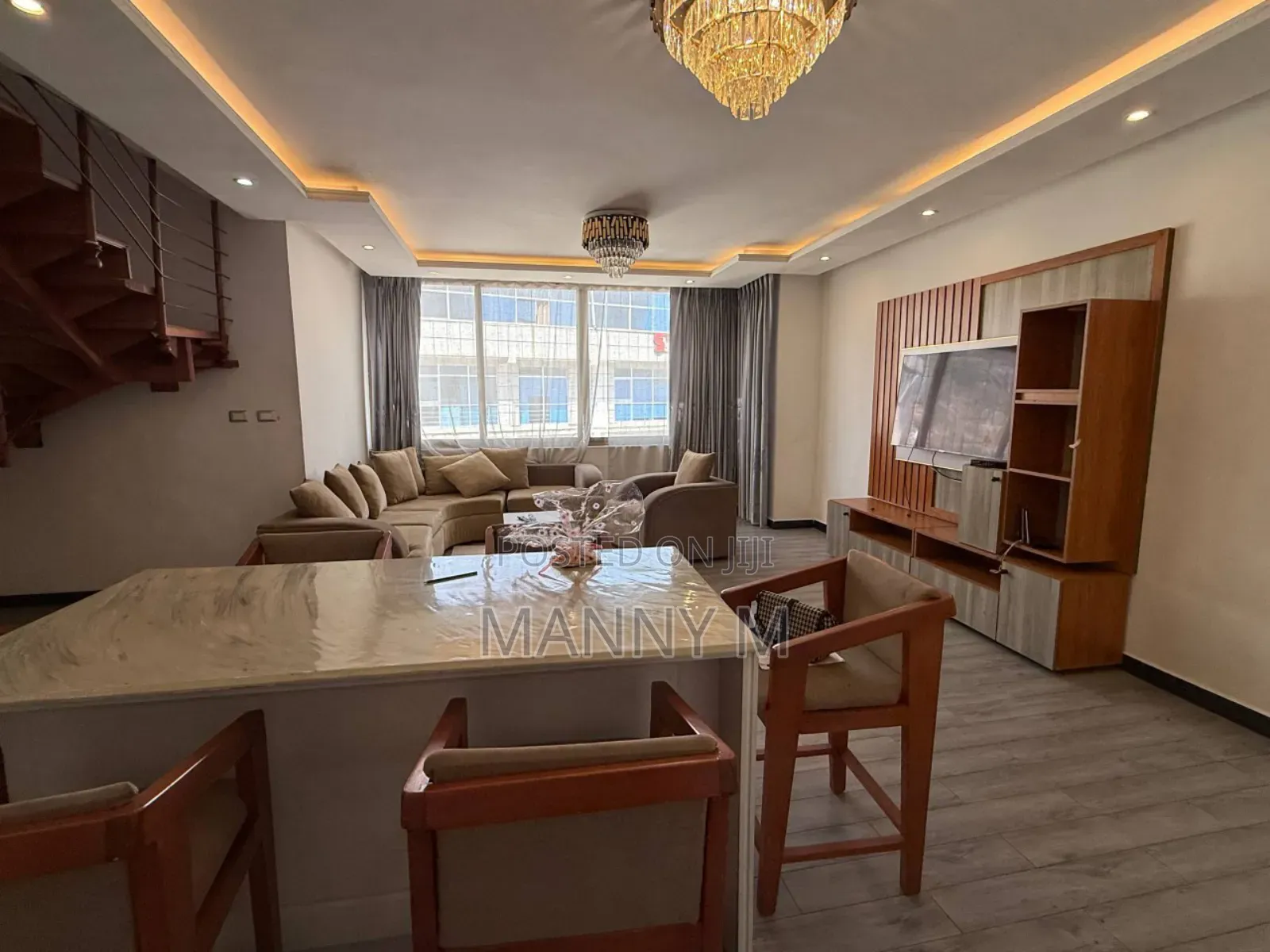 Furnished 4bdrm Duplex in Megenegna, Bole for rent