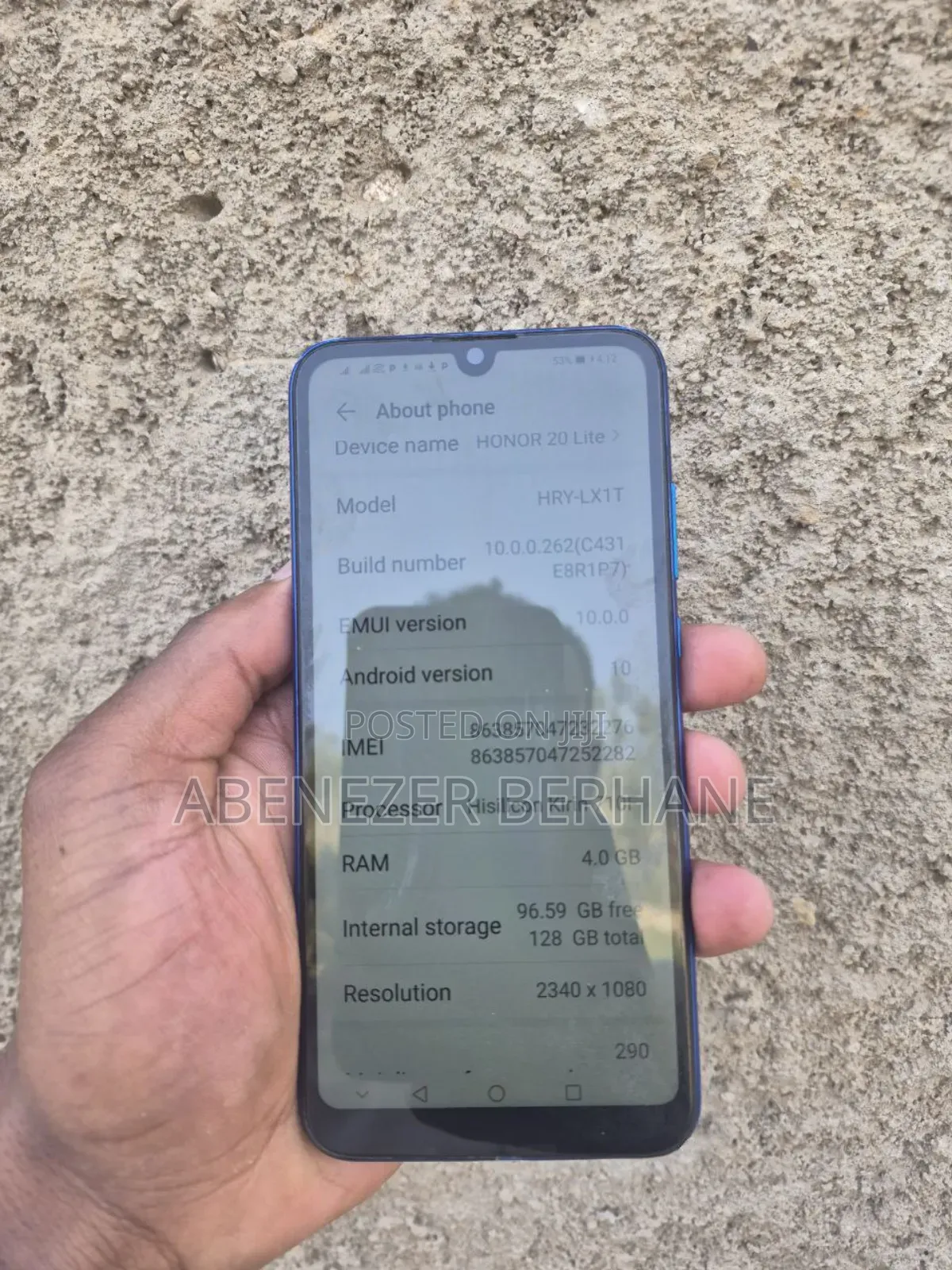 Honor 20 Lite 128 GB Blue