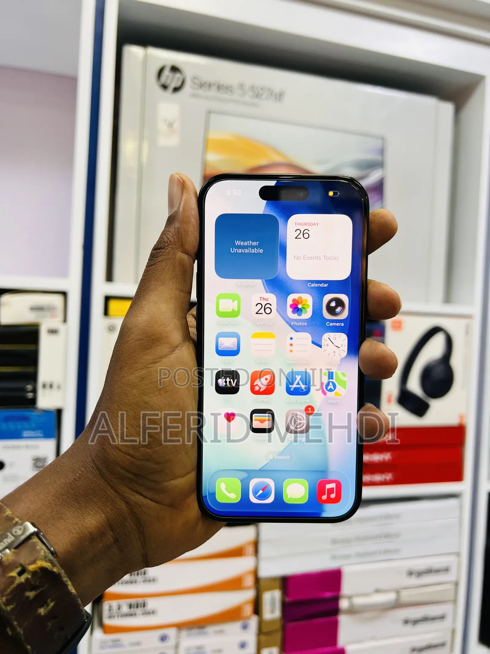 New Apple iPhone 15 256 GB Black