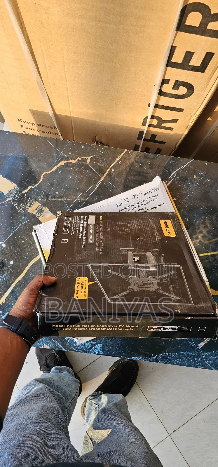 Tv Mount P4(​ቲቪ መስቀያ)