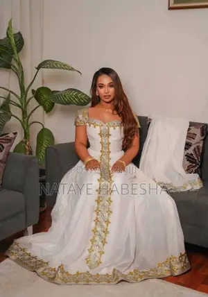 የሀበሻ ቀሚስ Habesha Kemis ሽፎን Yehabesha Libs የሐበሻ ልብስ Traditional Dress