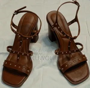 Women Shoe~Primark Studded Block Heel Sandal