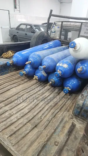 50l Oxygen Tank High Pressure 50 Liter 200 Bar Oxygen ኦክሲጅን በኢትዮጵያ