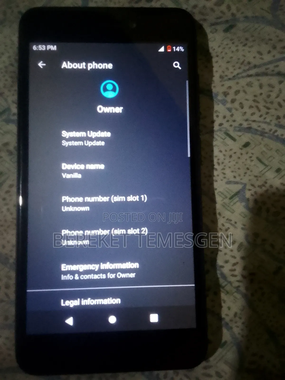 New Mobile Phone 16 GB Black