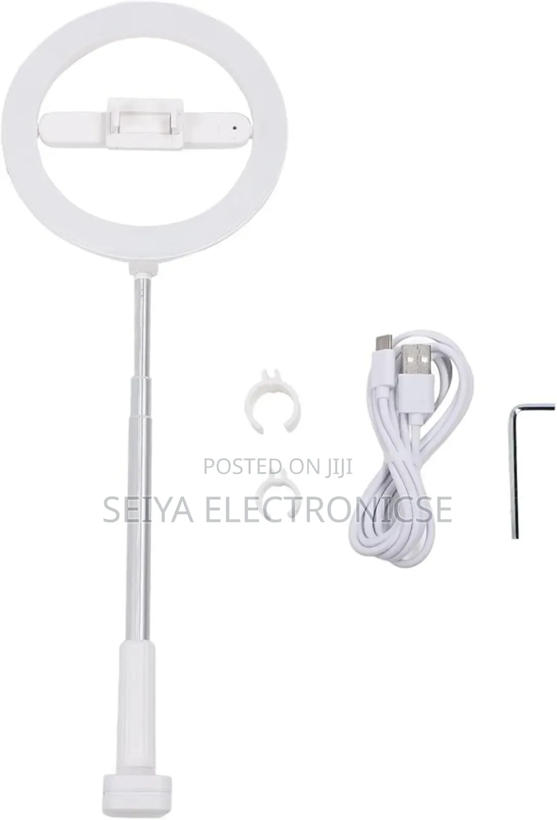 Foldable Desktop Ring Light Designed For Smartphones,