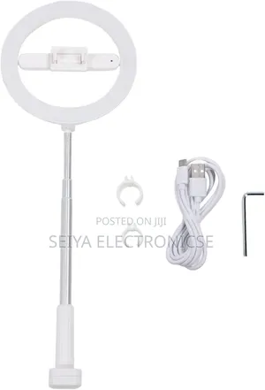 Foldable Desktop Ring Light Designed For Smartphones,