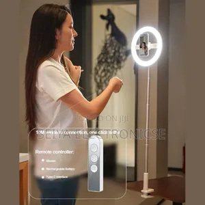 Foldable Desktop Ring Light Designed For Smartphones,