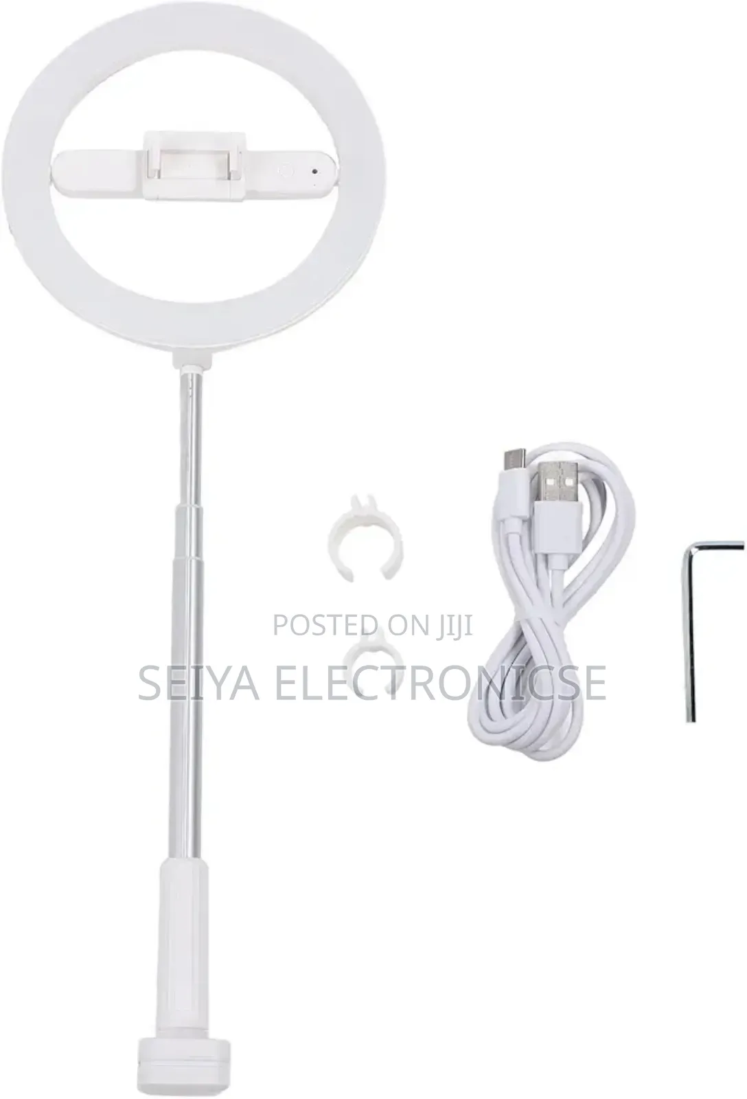 Foldable Desktop Ring Light Designed For Smartphones,