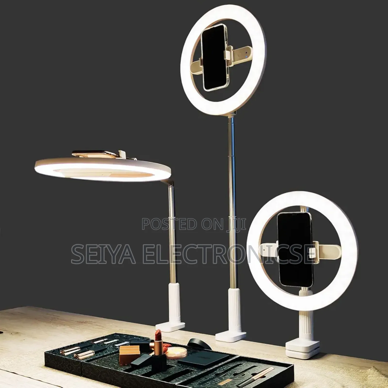 Foldable Desktop Ring Light Designed For Smartphones,