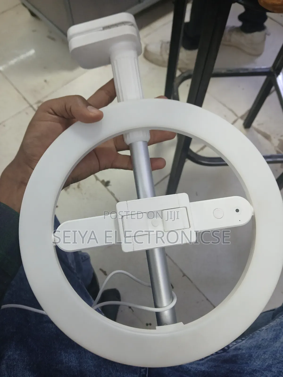 Foldable Desktop Ring Light Designed For Smartphones,