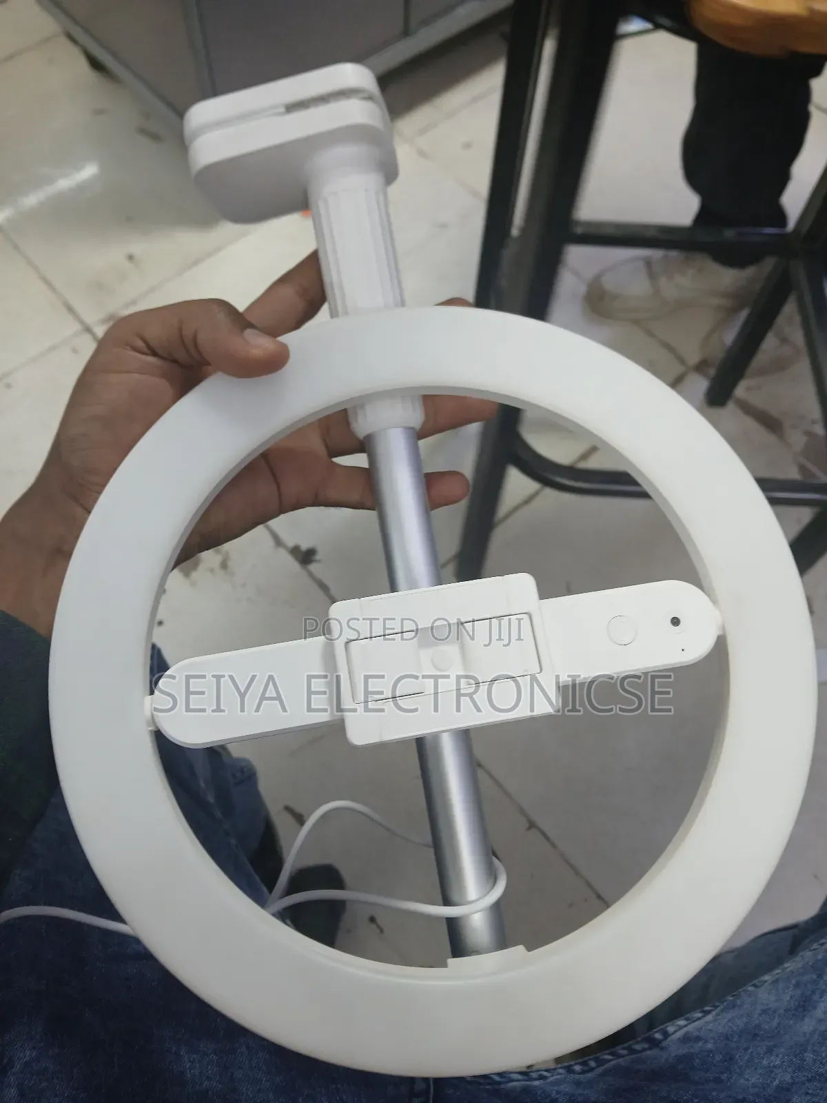 Foldable Desktop Ring Light Designed For Smartphones,