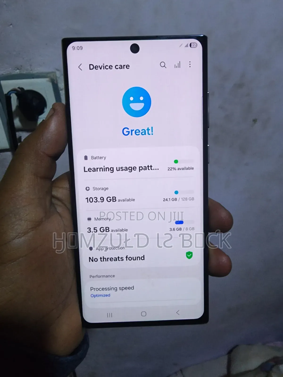 Samsung Galaxy S22 Ultra 128 GB Black