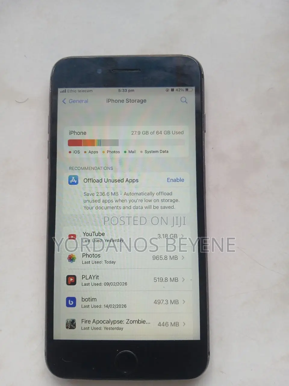 Apple iPhone 8 Plus 64 GB Black