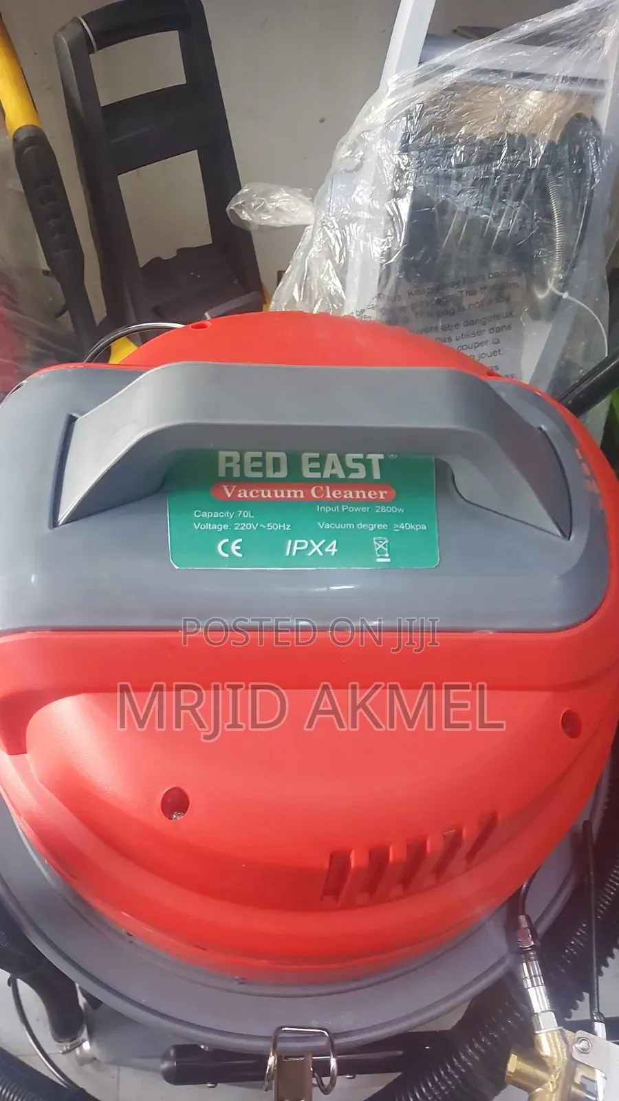 Red East 70l 2800w Wet and Dry Steam Vacuum Cleaner