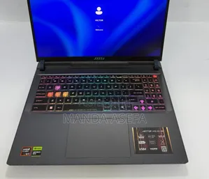 New Laptop MSI Vector 16 HX AI A2XWIG 16GB AMD Ryzen 9 SSD 1T