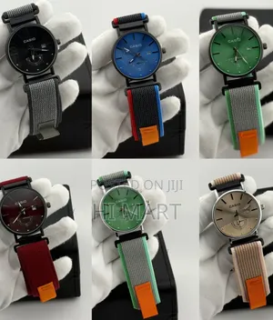 Casio High Quality Cloth Band Watch