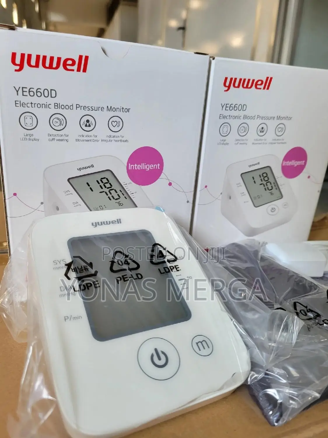 Blood Pressure Monitor慘死quality Made Self-Check Cuff Positioning