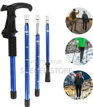 Orginal Vectorx Shock Absorbing Adjustable Walking Stick + Led Light
