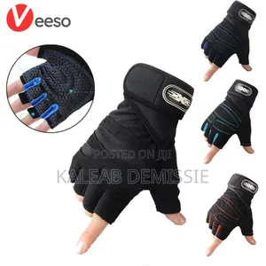1pair Unisex Gym Training Gloves