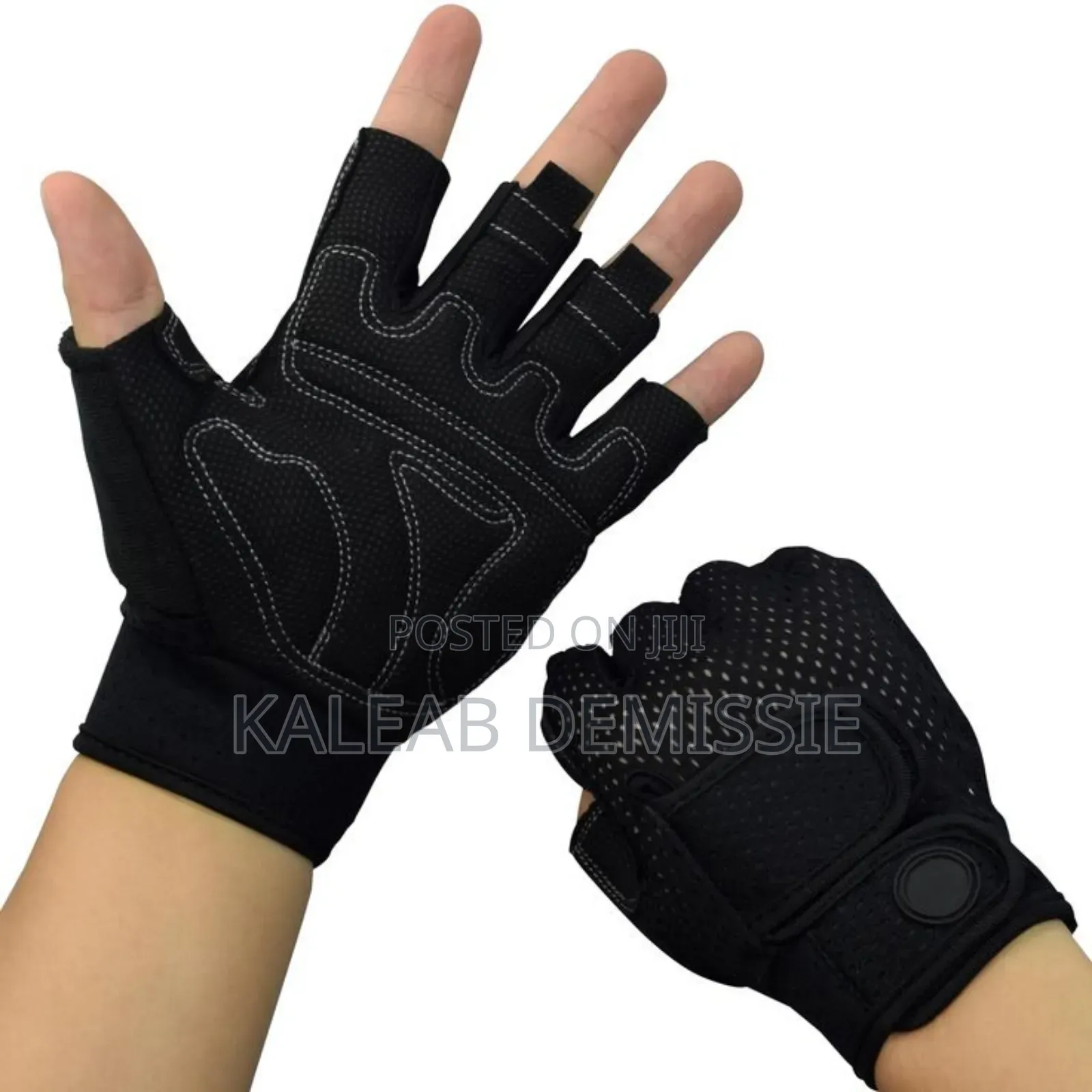 1pair Unisex Gym Training Gloves
