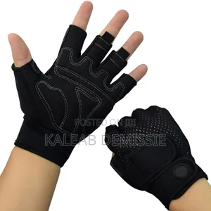 1pair Unisex Gym Training Gloves