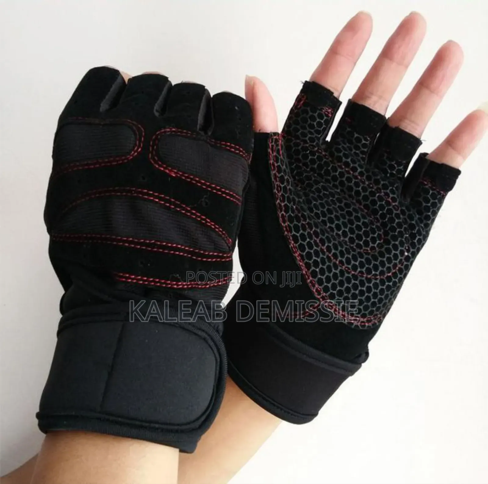 1pair Unisex Gym Training Gloves