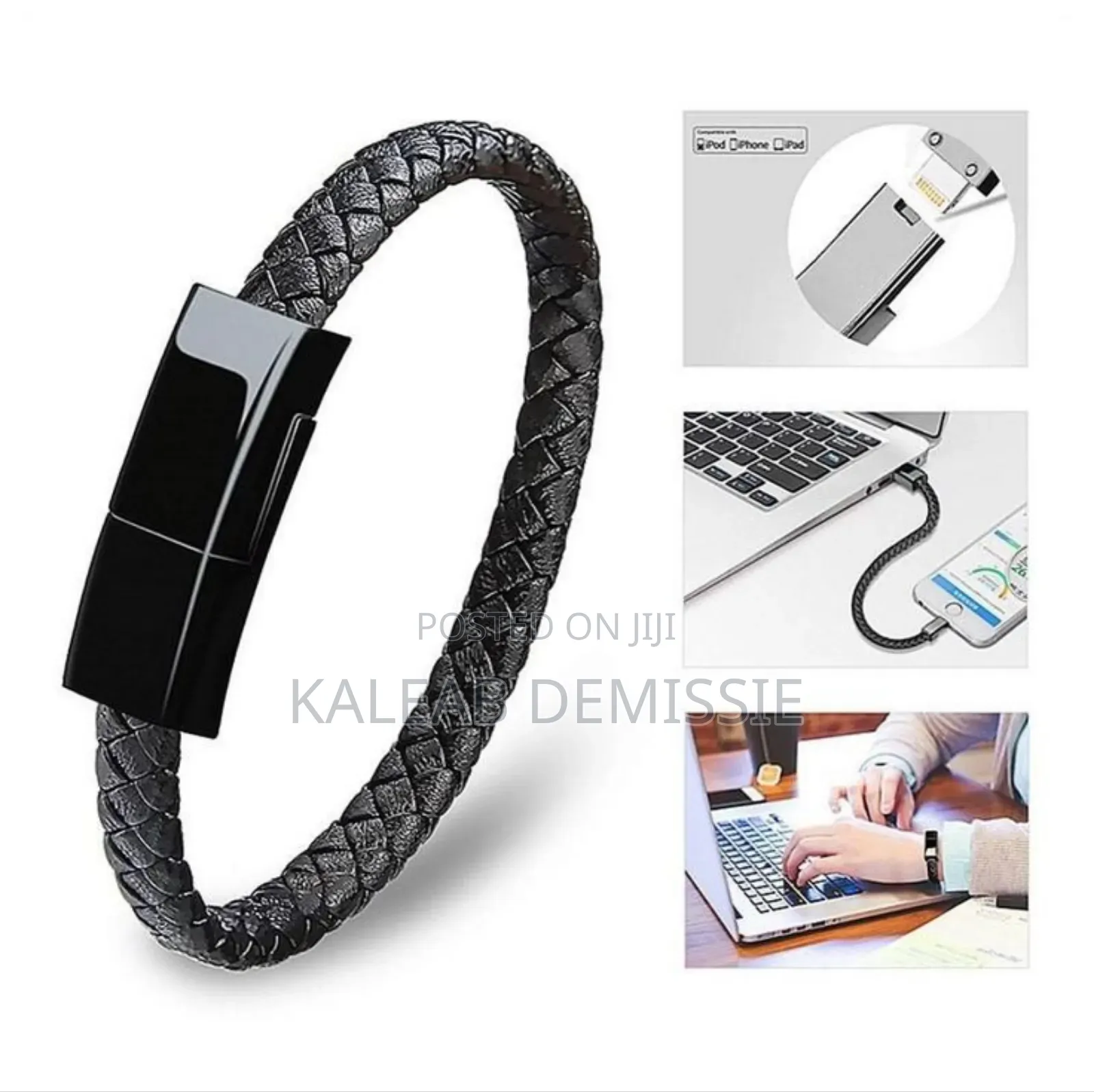 Porodo Usb-C to Usb-C Wristband Cable