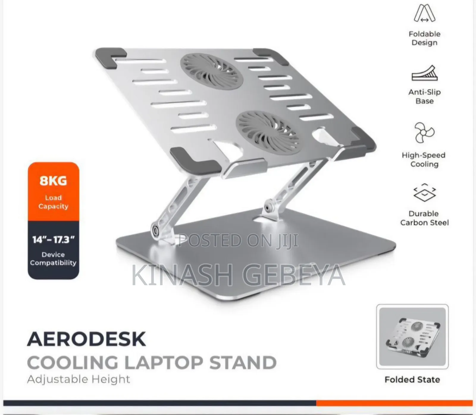 Porodo Aerodesk Cooling Laptop Stand