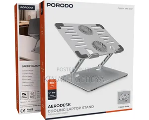 Porodo Aerodesk Cooling Laptop Stand