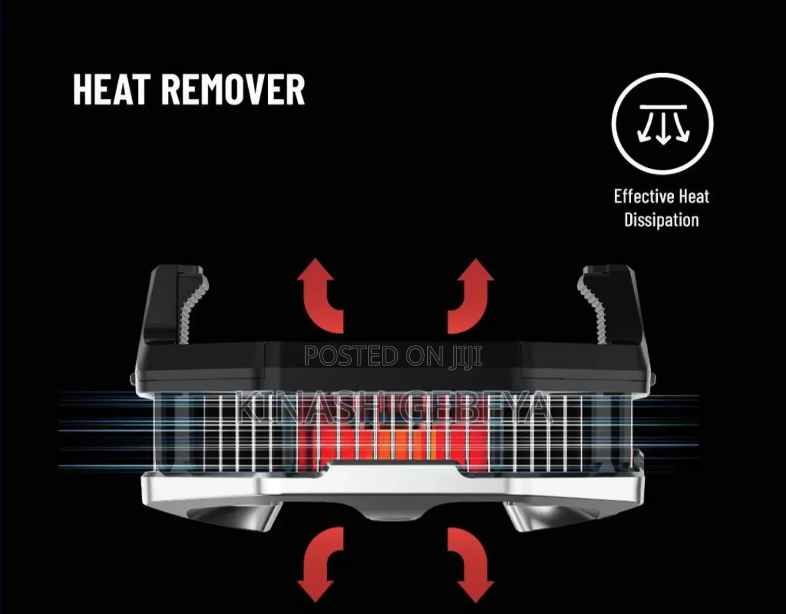 Porodo Led Top Quality Gaming Phone Cooler