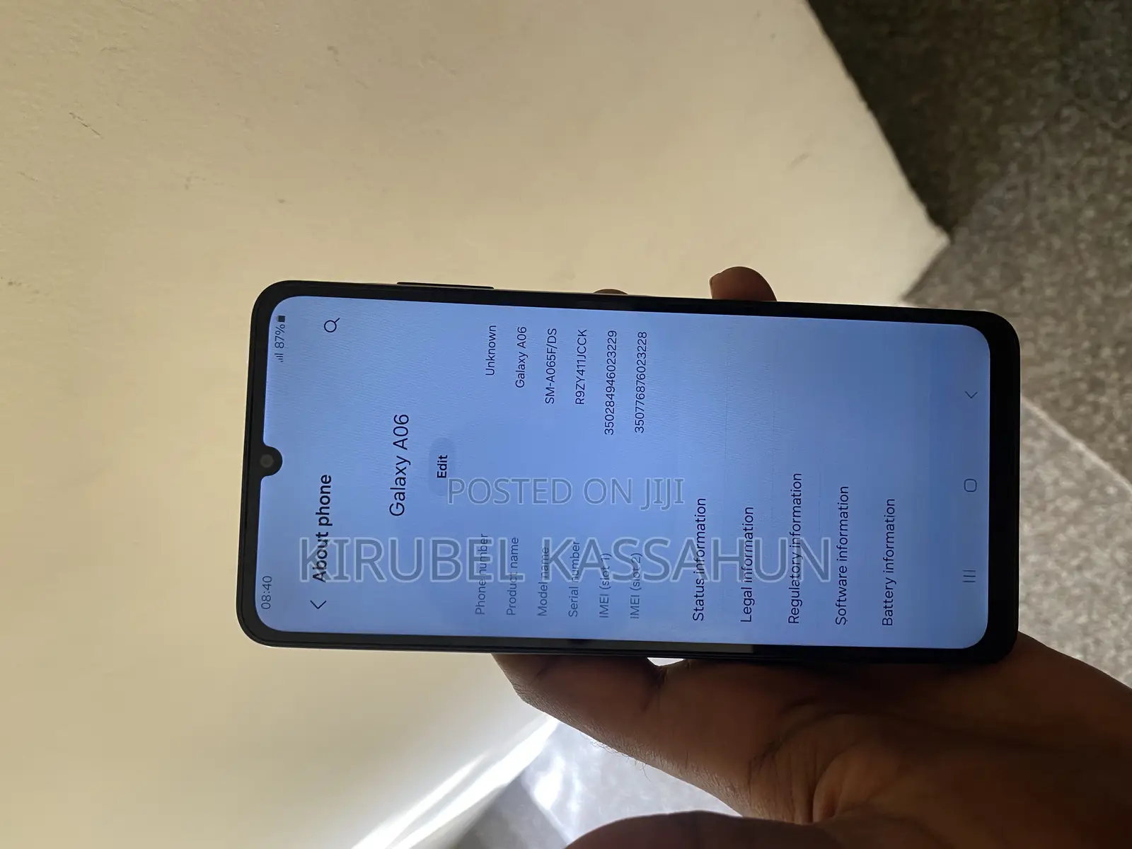 New Samsung Galaxy A06 64 GB Blue